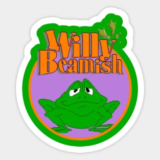 Willy Beamish frog Sticker